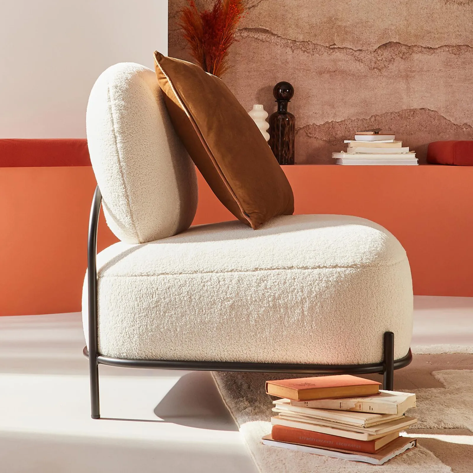 Sale Fauteuil POLLY coloris blanc - 4MURS Fauteuils