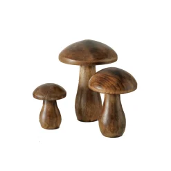 Hot Figurine PILZ coloris bois - 4MURS Objets Déco