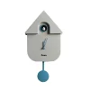 Online Horloge MAISON COUCOU coloris gris et bleu - 4MURS Horloges