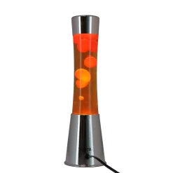 Discount Lampe à lave LAVA CHROMÉE coloris argent 39,5 x 11 cm - 4MURS Guirlandes Et Déco Lumineuse