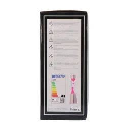 Outlet Lampe à lave LAVA PINK coloris rose 39,5 x 11 cm - 4MURS Guirlandes Et Déco Lumineuse