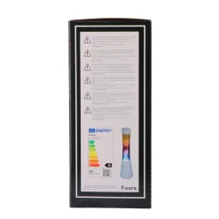 Discount Lampe à lave LAVA WHITE coloris blanc 39,5 x 11 cm - 4MURS Guirlandes Et Déco Lumineuse