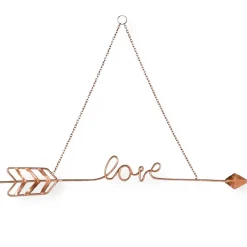 Hot Fléche décorative ARROW LOVE coloris cuivre rose - 4MURS Enfant Déco Murale Enfant|Objets Muraux