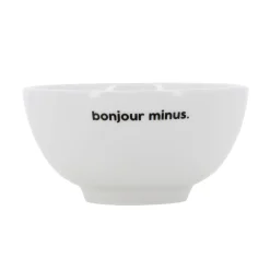 Sale Bol BONJOUR MINUS coloris blanc - 4MURS Arts De La Table