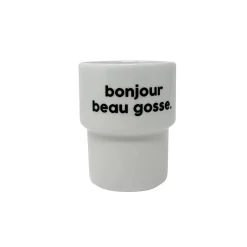 Outlet Gobelet BEAU GOSSE coloris blanc - 4MURS Arts De La Table