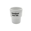 Sale Gobelet MA VIE coloris blanc - 4MURS Arts De La Table
