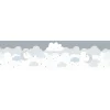New Frise adhésive NEBIOLO coloris bleu ciel - 4MURS Enfant Papiers Peints Enfant|Papiers Peints