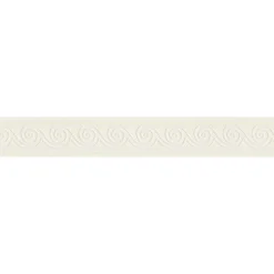 Discount Frise adhésive VOLUPTA coloris blanc pailleté - 4MURS Papiers Peints