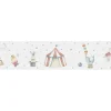 Discount Frise intissée CIRCUS coloris multicolore - 4MURS Enfant Papiers Peints Enfant|Papiers Peints