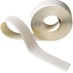 Outlet Galon vinyle GUERANDE coloris blanc grisé - 4MURS Papiers Peints
