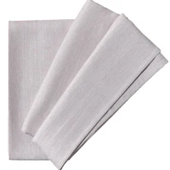 Clearance Nappe MALAWI gris perle 150 x 235 cm - 4MURS Linge De Maison