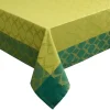 Fashion Nappe TWIRL coloris vert lime 155 x 155 cm - 4MURS Linge De Maison
