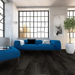Sale Lame vinyle VIRTUO 55 CLIC SUNNY BLACK sunny black - 4MURS Revêtements De Sol