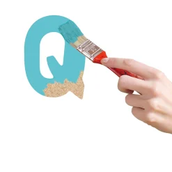 Outlet Décobois à peindre lettre Q - 4MURS Objets Muraux