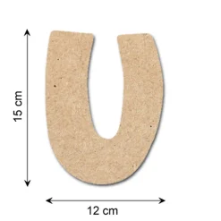 New Décobois à peindre lettre U - 4MURS Objets Muraux
