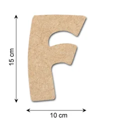 New Décobois à peindre lettre F - 4MURS Objets Muraux