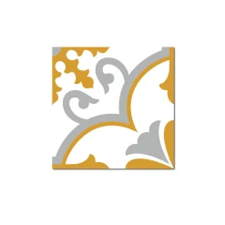 Discount Revêtement adhésif SOCHIC SQUARE VOLUTE jaune - 4MURS Revêtements Muraux