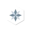 Online Revêtement adhésif SOCHIC DIAMOND ROSACE bleu - 4MURS Revêtements Muraux