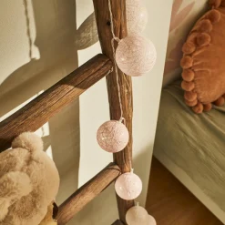 Clearance Guirlande lumineuse CALI coloris rose et taupe - 4MURS Enfant Luminaires Enfant|Guirlandes Et Déco Lumineuse