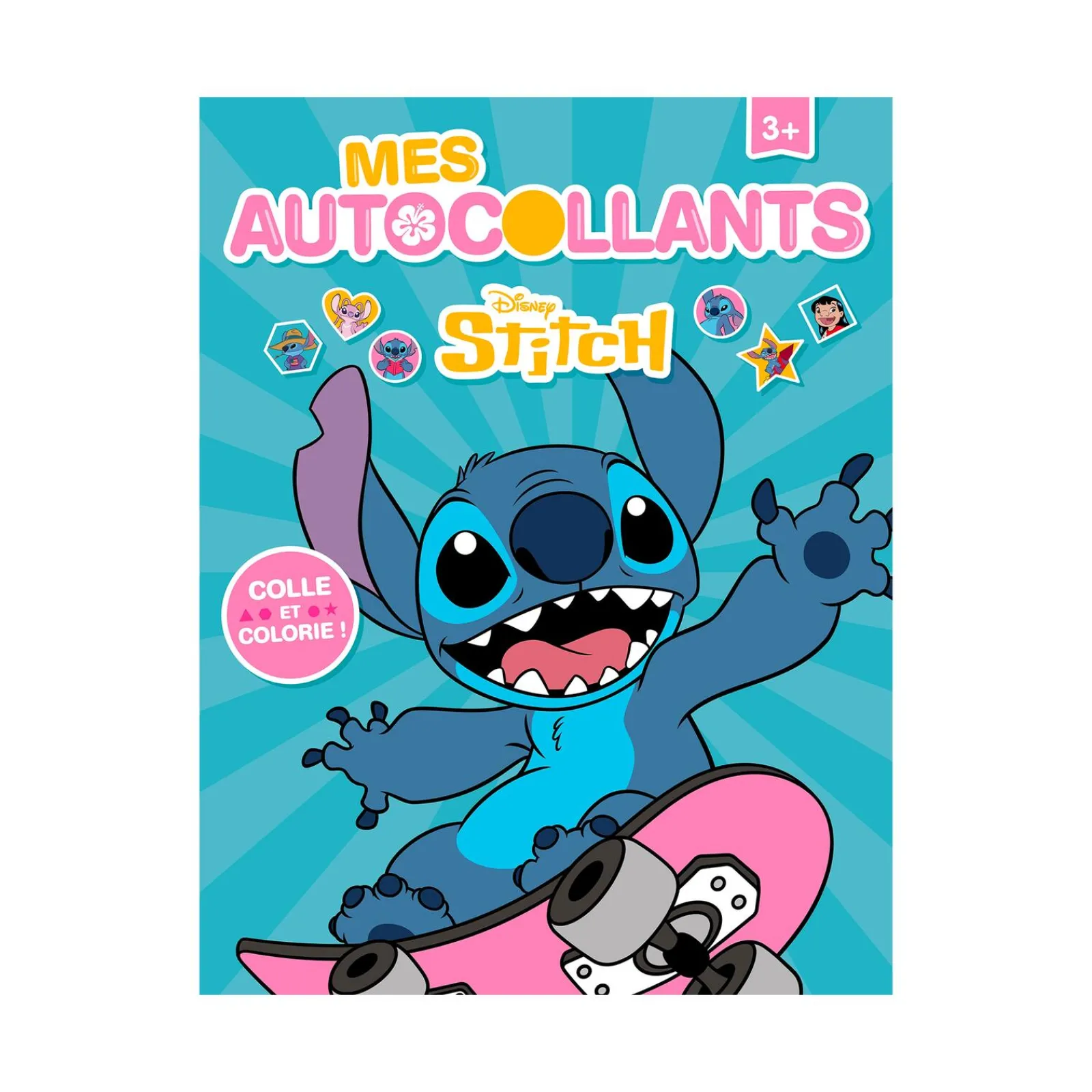 Discount Coloriage STITCH - MES AUTOCOLLANTS - 4MURS Papeterie Et Livres|Jeux Et Diy