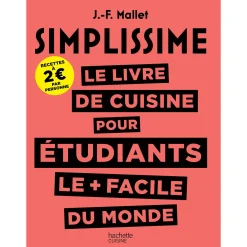 Hot Livre culinaire SIMPLISSSIME LIVRE CUISINE POUR ETUDIANTS Papeterie Et Livres