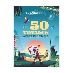 New Livre voyage et nature LES 50 VOYAGES À FAIRE DANS SA VIE Papeterie Et Livres