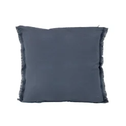 Fashion Housse de coussin BIMINI coloris denim 45 x 45 cm - 4MURS Coussins