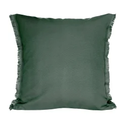 Outlet Housse de coussin BIMINI coloris kaki 45 x 45 cm - 4MURS Coussins