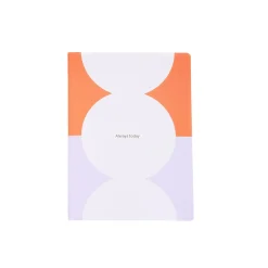 New Carnet ALWAYS TODAY coloris Orange/Violet - 4MURS Papeterie Et Livres