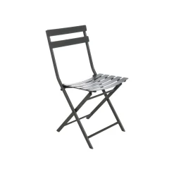 New Chaise GREENSBORO coloris graphite - 4MURS Mobilier De Jardin|Chaises Et Tabourets