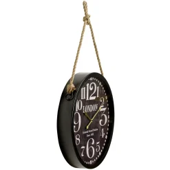 Best Horloge en métal STAN coloris noir - 4MURS Horloges