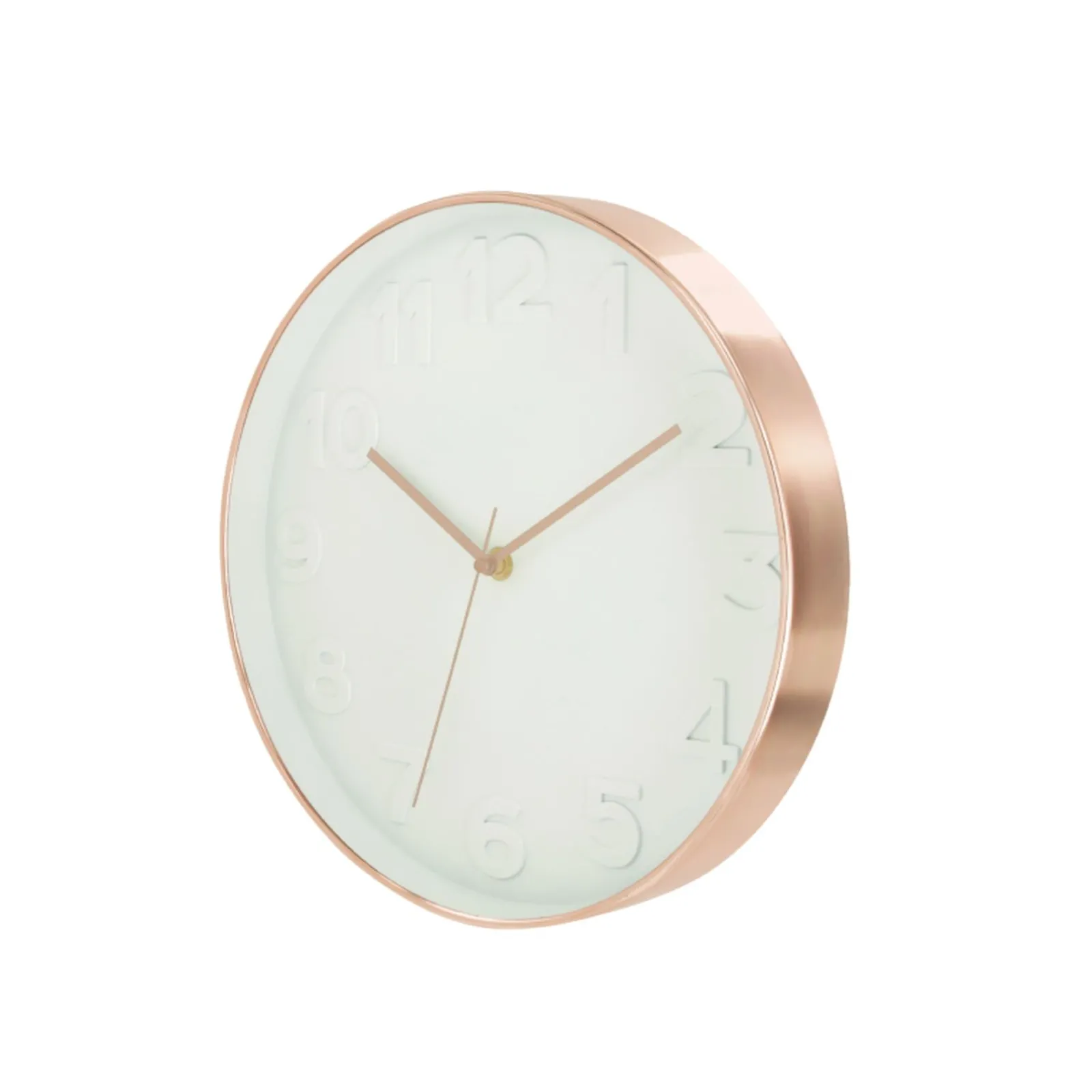 Online Horloge LAUGE coloris blanc et rose - 4MURS Horloges