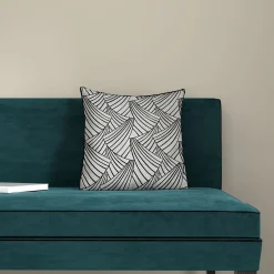 Hot Housse de coussin ARDECO coloris noir 40 x 40 cm - 4MURS Coussins