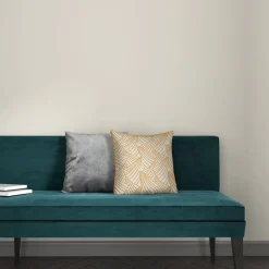 Online Housse de coussin ARDECO coloris jaune/blanc 40 x 40 cm - 4MURS Coussins