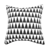 New Housse de coussin BACKGAMMON coloris noir 40 x 40 cm - 4MURS Coussins