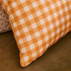 Best Housse de coussin ELVA coloris orange 40 x 40 cm - 4MURS Coussins
