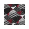 Discount Housse de coussin JACKSON coloris rouge & noir 40 x 40 cm - 4MURS Coussins