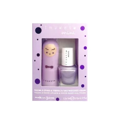 New Coffret cosmétique DUO BAUME À LÉVRE ET VERNIS À ONGLE Guimauve/Myrtille mauve Enfant Soin Bébé Et Enfant|Produits De Beauté