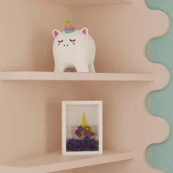 Online Tirelire LICORNE coloris blanc - 4MURS Objets Déco