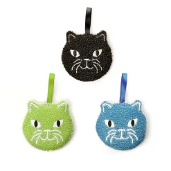 Fashion Eponge CHAT coloris Vert, noir, bleu - 4MURS Produits Vaisselle