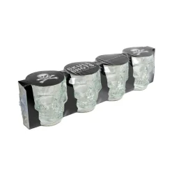 Clearance Verre SET DE 4 VERRES SKULL coloris transparent - 4MURS Arts De La Table