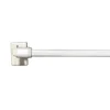 New Kit barre à rideau vitrage VITRAGE PLAT blanc de 60,0 à 90 cm - 4MURS Voilages, Vitrages, Stores Et Accessoires