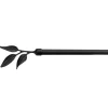Hot Kit barre à rideaux ELEGANCE noir 1,9 cm de 165,0 à 310 cm - 4MURS Voilages, Vitrages, Stores Et Accessoires
