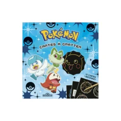 Fashion Kit création CARTES A GRATTER POKEMON bleu - 4MURS Jeux Et Diy