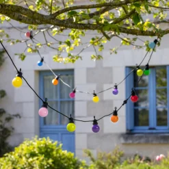 Sale Guirlande lumineuse GUINGUETTE BAHIA multicolore Guirlandes Et Déco Lumineuse