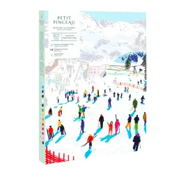Discount Peinture par numéros SKIING AMONG MONTAINS - 4MURS Jeux Et Diy