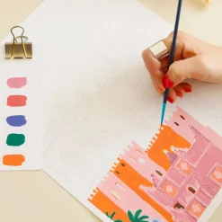 Fashion Peinture par numéros SUNSET IN MOROCCO - 4MURS Jeux Et Diy
