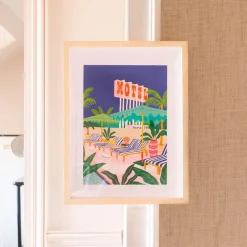 Clearance Peinture par numéros THE MOTEL POOL - 4MURS Jeux Et Diy