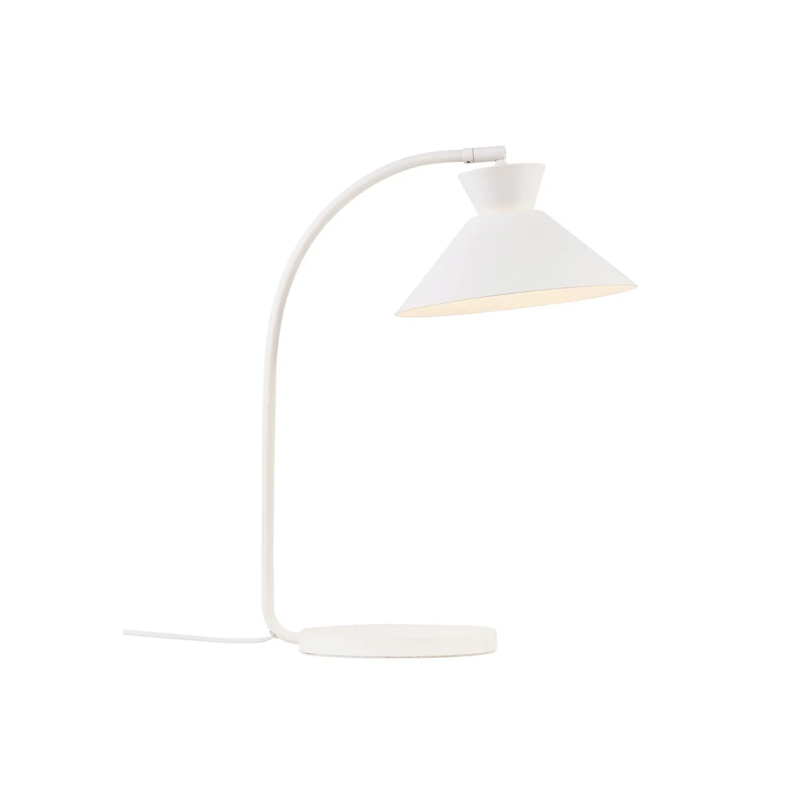 Outlet Lampe à poser DIAL coloris blanc 51 x 25 cm - 4MURS Lampes À Poser