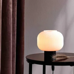 Online Lampe à poser MILFORD coloris blanc 20 x 20 cm - 4MURS Lampes À Poser